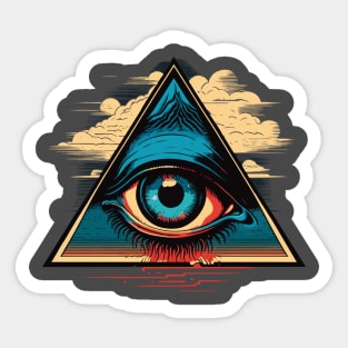 Illuminati Eye Sticker